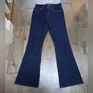 J. Crew Dark Indigo Flare Jeans